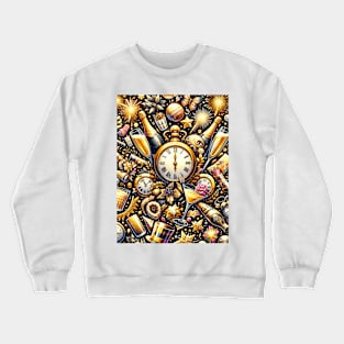 Midnight Celebration: A New Year's Eve Extravaganza Crewneck Sweatshirt